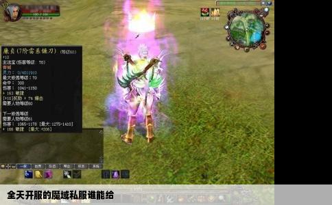 全天开服的魔域私服谁能给